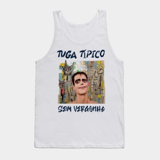 Sem vergonha, tuga típico, humor português v2 Tank Top